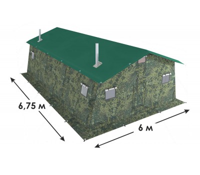 Армейская палатка Берег 30М1 от производителя ПФ Берег